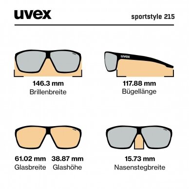 Akiniai nuo saulės UVEX sportstyle 215 5 Akiniai nuo saulės UVEX sportstyle 215 5