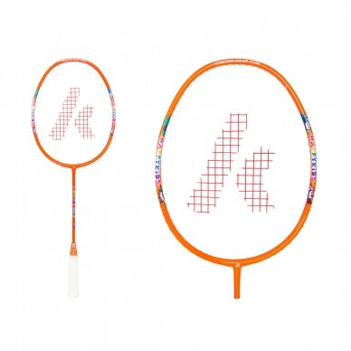 Badmintono raketė vaikiška Kawasaki HAPPY KIDS 615 III Orange
