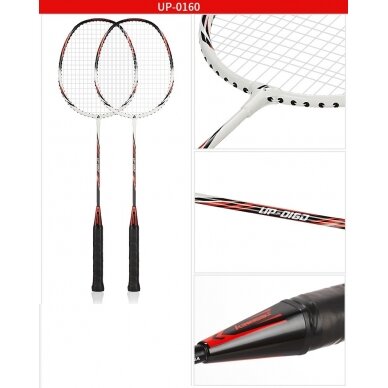 Badmintono raketės komplektas Kawasaki UP-0160 1