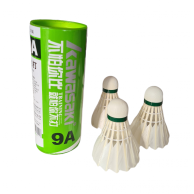 Badmintono skraidukai Kawasaki 9A (3vnt./pak.) Badmintono skraidukai Kawasaki 9A (3vnt./pak.)