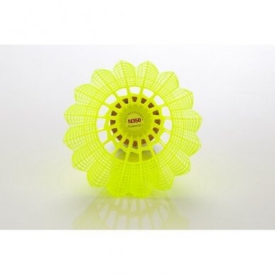 Badmintono skraidukai Kawasaki Nylon N350 (6vnt./pak.) 2 Badmintono skraidukai Kawasaki Nylon N350 (6vnt./pak.) 2