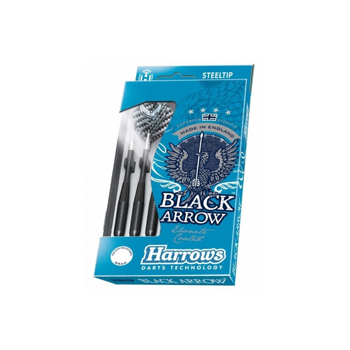 Darts strėlytės steeltip HARROWS BLACK ARROW