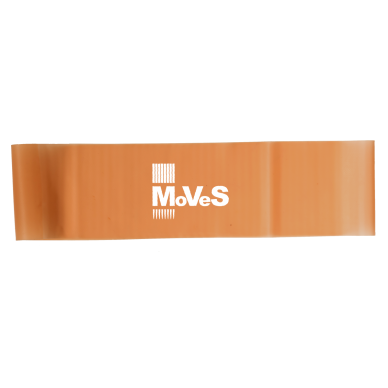 Elastinė juosta kilpa MVS – gelsva (ypač silpna) 7,5cm x 30cm (padidinto pločio)