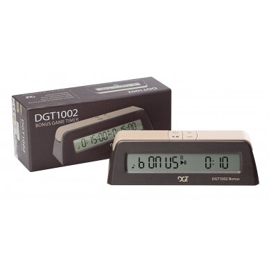 Elektroninis šachmatų laikrodis DGT 1002 Elektroninis šachmatų laikrodis DGT 1002