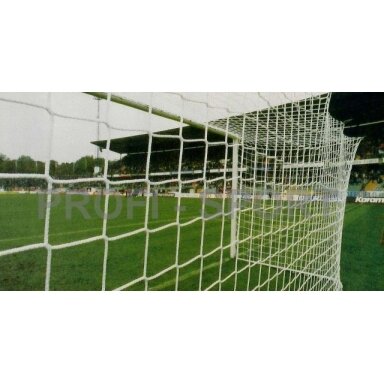 Futbolo vartų tinklas Netex 7,5x2,5x0,8x2m PP/b3mm (2vnt)