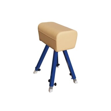 Gimnastikos ožys metalinėmis kojomis (sintetinė oda) 90-140cm