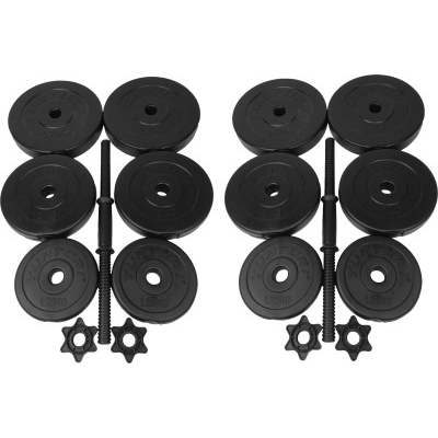 Hantelių komplektas Tunturi 2x14kg 1