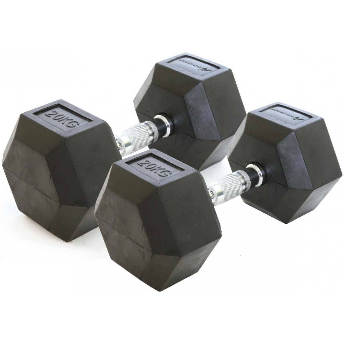 Hexagon šešiakampis hantelis 20kg (1vnt) Hexagon šešiakampis hantelis 20kg (1vnt)