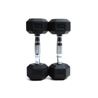 Hexagon šešiakampis hantelis 25kg (1vnt)