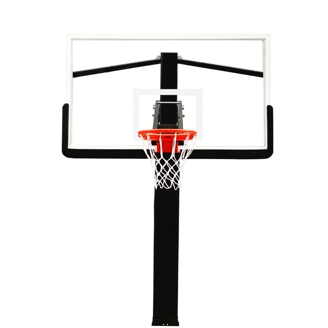 Įbetonuojamas krepšinio stovas Prove Dunker (Grūdintas stiklas 12mm) 2 Įbetonuojamas krepšinio stovas Prove Dunker (Grūdintas stiklas 12mm) 2