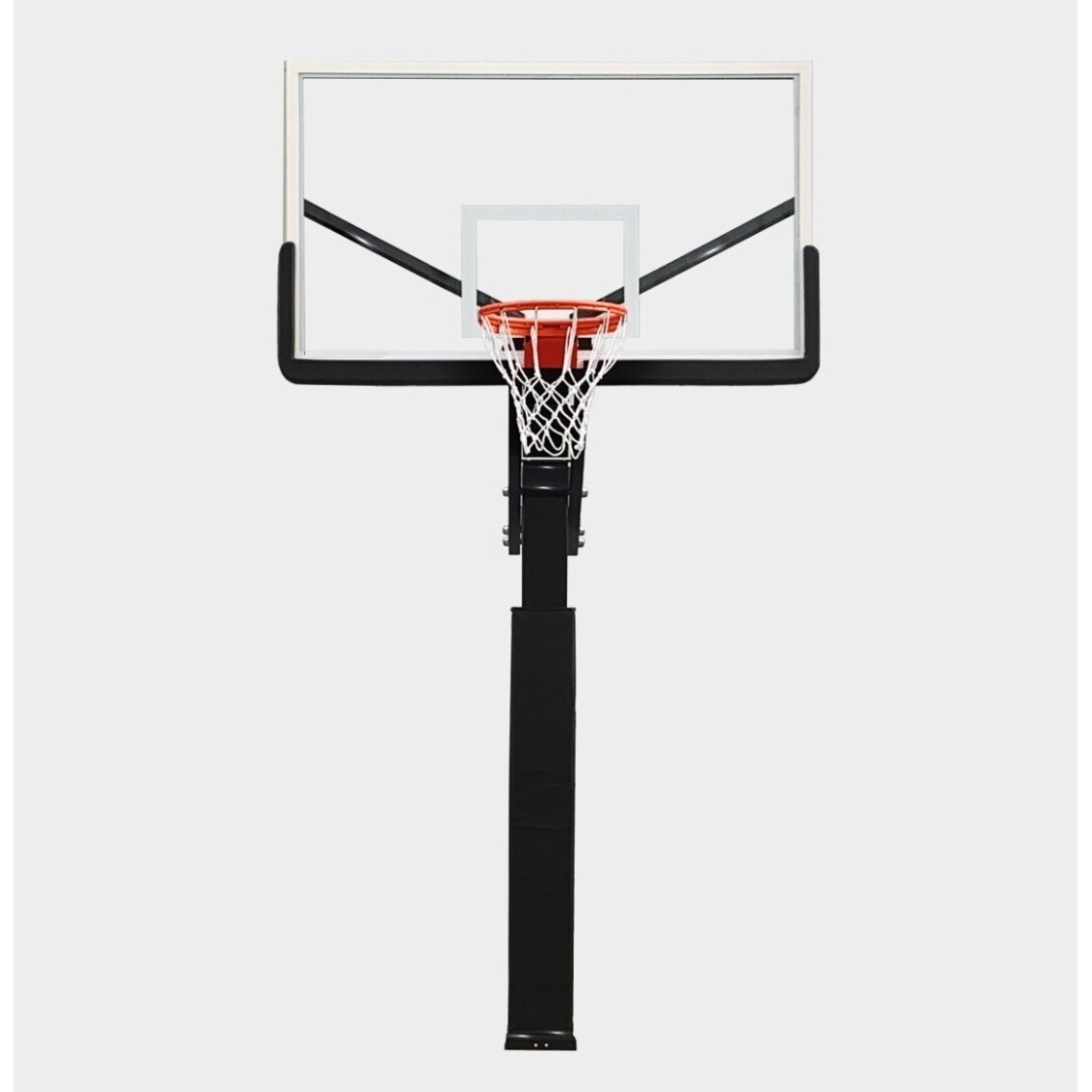 Įbetonuojamas krepšinio stovas Prove Dunker (Grūdintas stiklas 12mm) 1