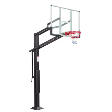 Įbetonuojamas krepšinio stovas Prove Minesota (12mm grūdinto stiklo lenta 150x81cm)