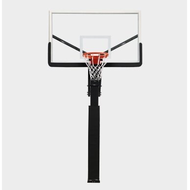 Įbetonuojamas krepšinio stovas Prove Dunker (Grūdintas stiklas 12mm) 1