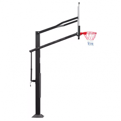 Įbetonuojamas krepšinio stovas Prove Minesota (12mm grūdinto stiklo lenta 150x81cm) 2 Įbetonuojamas krepšinio stovas Prove Minesota (12mm grūdinto stiklo lenta 150x81cm) 2