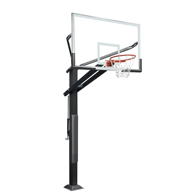 Įbetonuojamas krepšinio stovas Prove Pro (12mm grūdinto stiklo lenta 180x105cm) Įbetonuojamas krepšinio stovas Prove Pro (12mm grūdinto stiklo lenta 180x105cm)