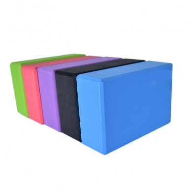 Jogos kaladėlė 23x15x8cm (violetinė) 2 Jogos kaladėlė 23x15x8cm (violetinė) 2