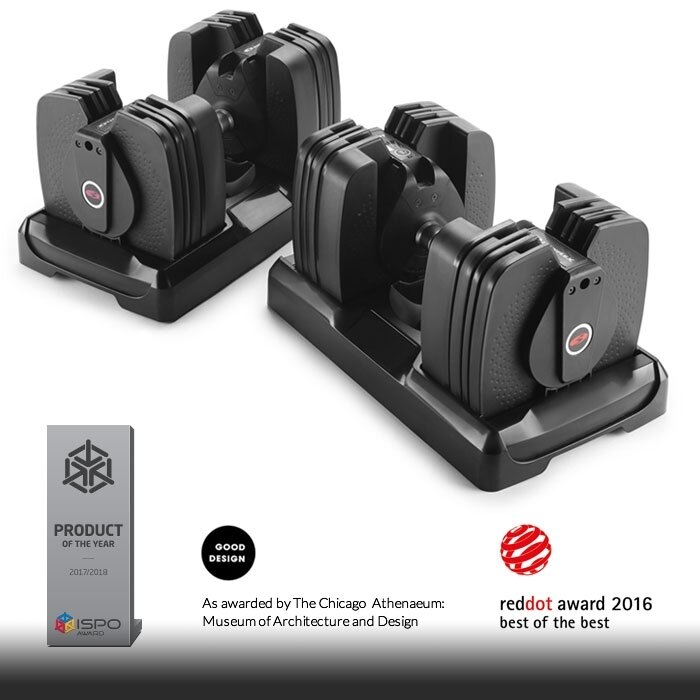 Keičiamo svorio hanteliai Bowflex SelectTech 560i Keičiamo svorio hanteliai Bowflex SelectTech 560i