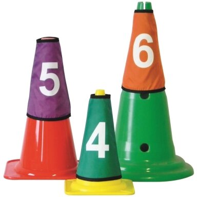 Kūgių uždangalai su numeracija (10 vnt.) Kūgių uždangalai su numeracija (10 vnt.)