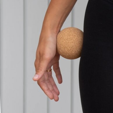 Masažinis kamuoliukas Prove Yoga Cork 100mm Masažinis kamuoliukas Prove Yoga Cork 100mm