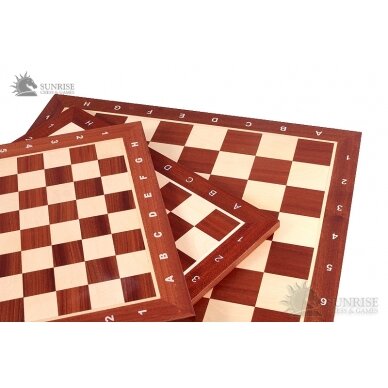 Medinė šachmatų lenta Chess Nr 4, 410x410mm 1 Medinė šachmatų lenta Chess Nr 4, 410x410mm 1