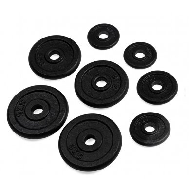 Metalinis svorių diskas Prove 2kg 31mm 1 Metalinis svorių diskas Prove 2kg 31mm 1