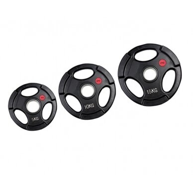 Olimpinis gumuotas svoris Prove 51mm 1,25kg (su nerūdijančio plieno įvore) Olimpinis gumuotas svoris Prove 51mm 1,25kg (su nerūdijančio plieno įvore)