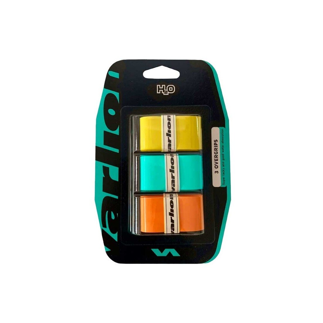 Padelio rakečių overgripsais Varlion H2O - Multicolor 3vnt./pak. Padelio rakečių overgripsais Varlion H2O - Multicolor 3vnt./pak.