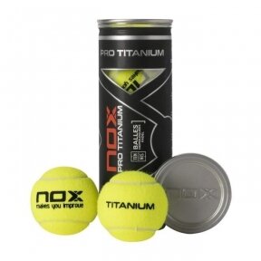 Padelio teniso kamuoliukai NOX PRO TITANIUM (3vnt)