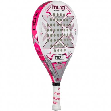 Padelio raketė Nox ML10 Pro Cup Ultralight Silver 1 Padelio raketė Nox ML10 Pro Cup Ultralight Silver 1