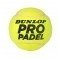 PADEL TENISO KAMUOLIUKAI DUNLOP PRO PADEL 3VNT 2 PADEL TENISO KAMUOLIUKAI DUNLOP PRO PADEL 3VNT 2