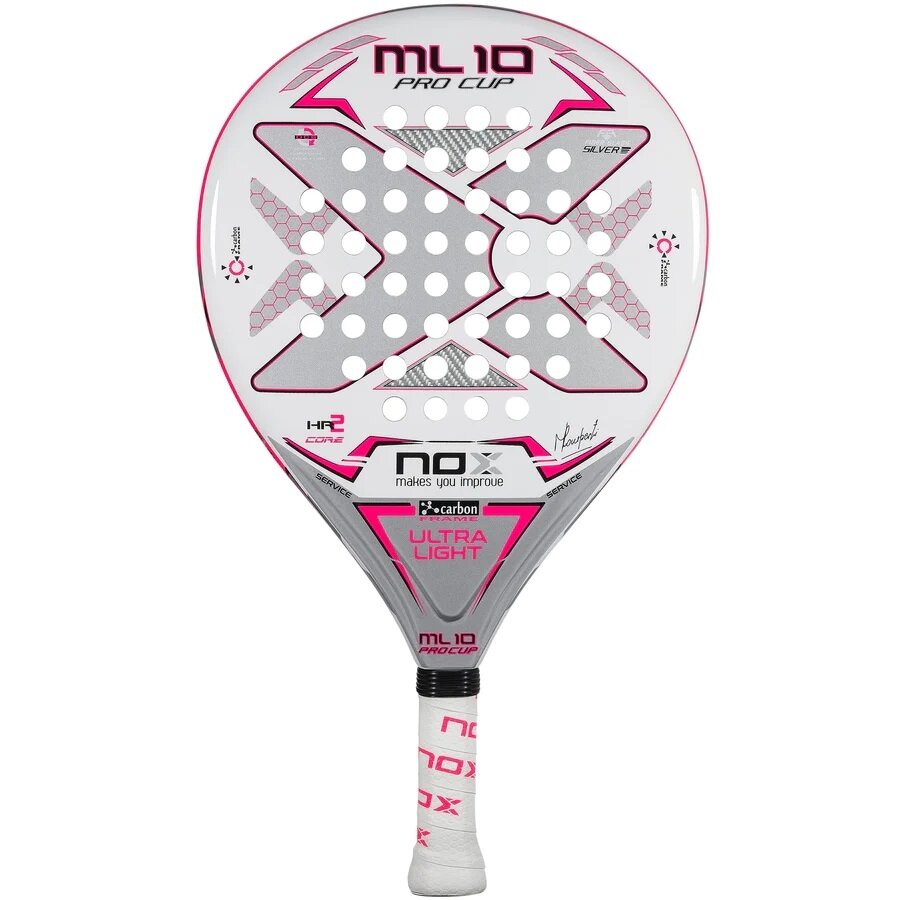 Padelio raketė Nox ML10 Pro Cup Ultralight Silver Padelio raketė Nox ML10 Pro Cup Ultralight Silver