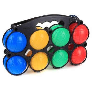 Petankės rinkinys plastikinis 8 rutuliai