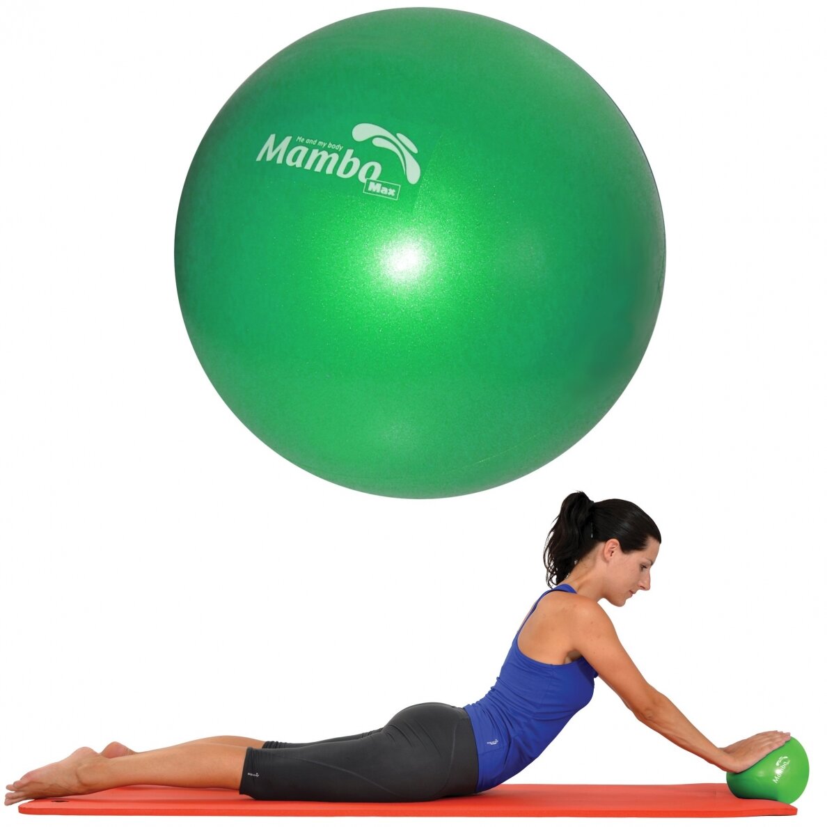 Pilates kamuolys Soft Over ball 25-27cm žalias Pilates kamuolys Soft Over ball 25-27cm žalias