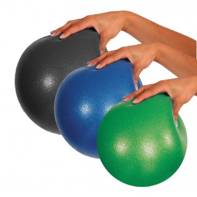 Pilates kamuolys Soft Over ball 21-23cm mėlynas 2 Pilates kamuolys Soft Over ball 21-23cm mėlynas 2