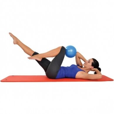 Pilates kamuolys Soft Over ball 21-23cm mėlynas 3 Pilates kamuolys Soft Over ball 21-23cm mėlynas 3