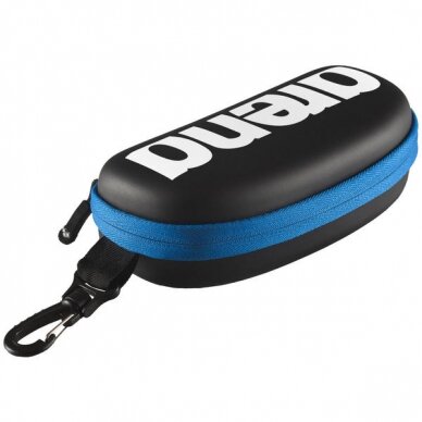 Plaukimo akinių dėklas Arena Goggle Case Black/Royal Blue Plaukimo akinių dėklas Arena Goggle Case Black/Royal Blue