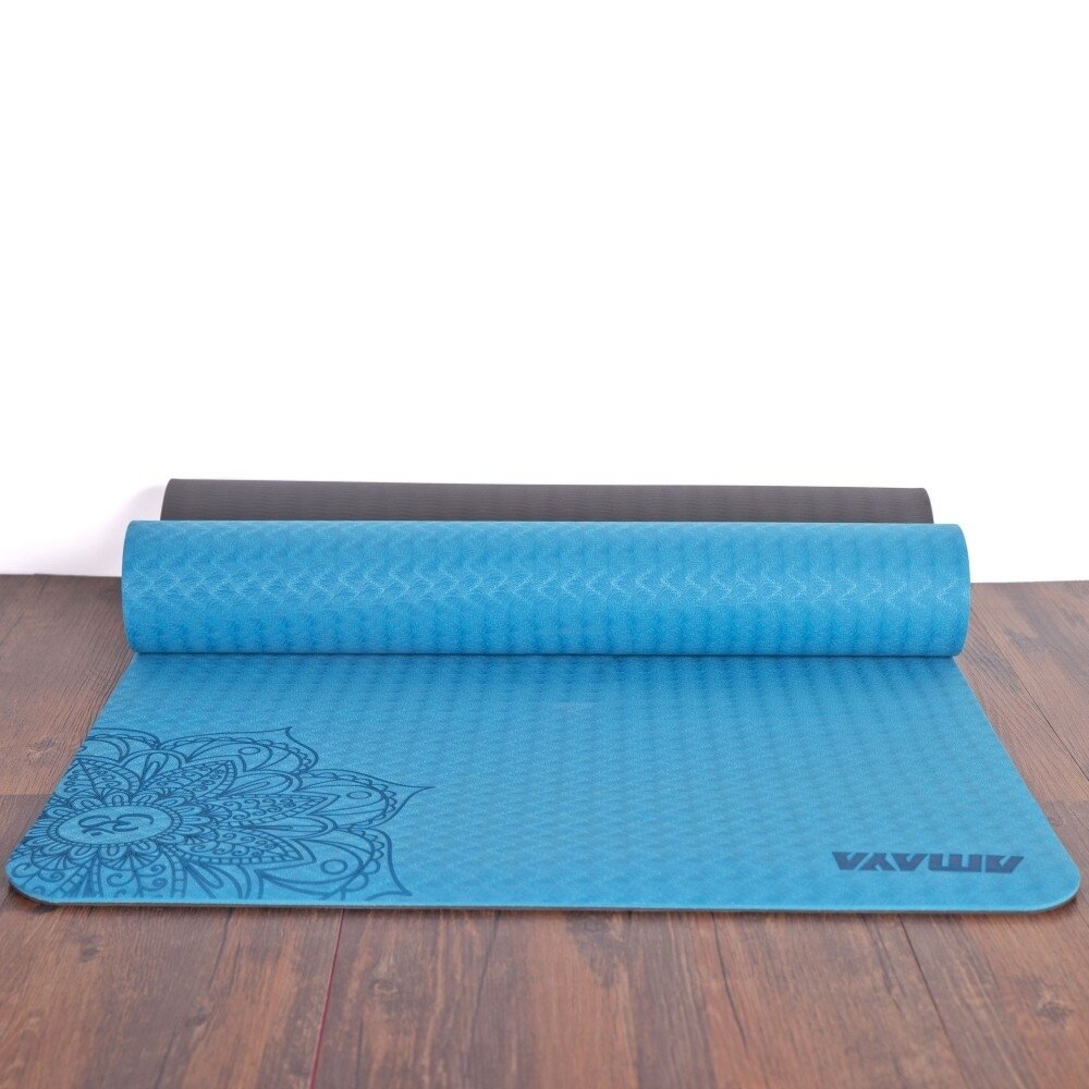 Profesionalus jogos kilimėlis (akvamarinas) TPE 183x61x0,6cm Profesionalus jogos kilimėlis (akvamarinas) TPE 183x61x0,6cm