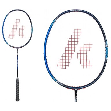 Profesionali badmintono raketė Kawasaki High tension G6 Blue
