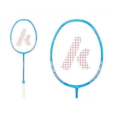 Profesionali badmintono raketė vaikiška Kawasaki HAPPY KIDS 650 Blue