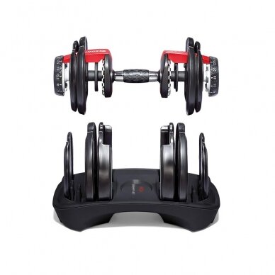 Reguliuojamo svorio hantelis BOWFLEX SelectTech 1090i 41kg 1 Reguliuojamo svorio hantelis BOWFLEX SelectTech 1090i 41kg 1