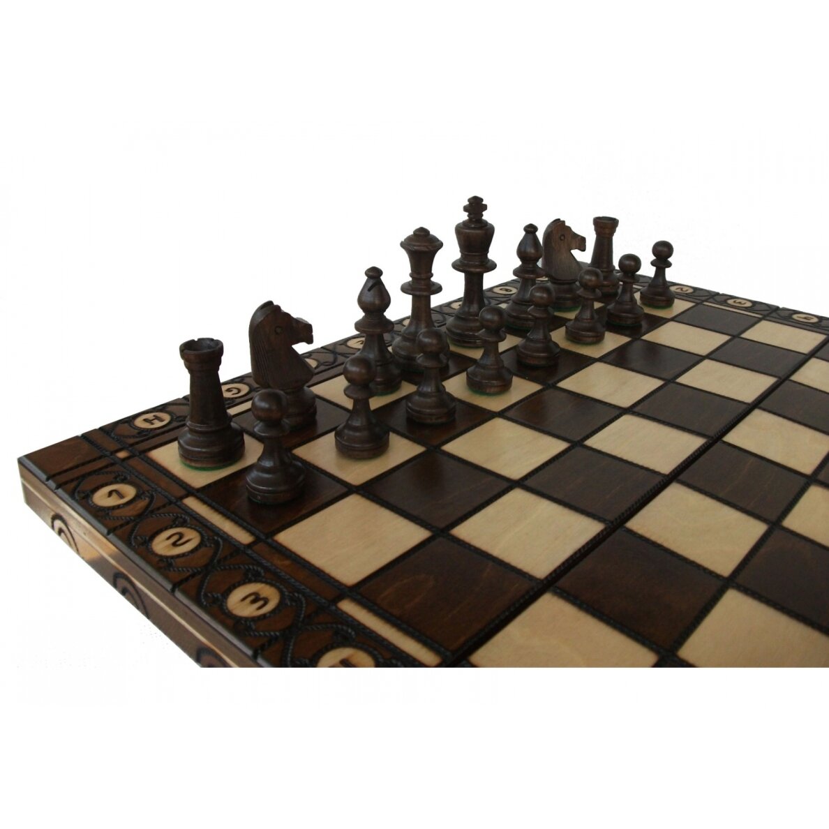 Šachmatai Consul 490mm x 245cm x 50mm, Karalius 80mm 3 Šachmatai Consul 490mm x 245cm x 50mm, Karalius 80mm 3