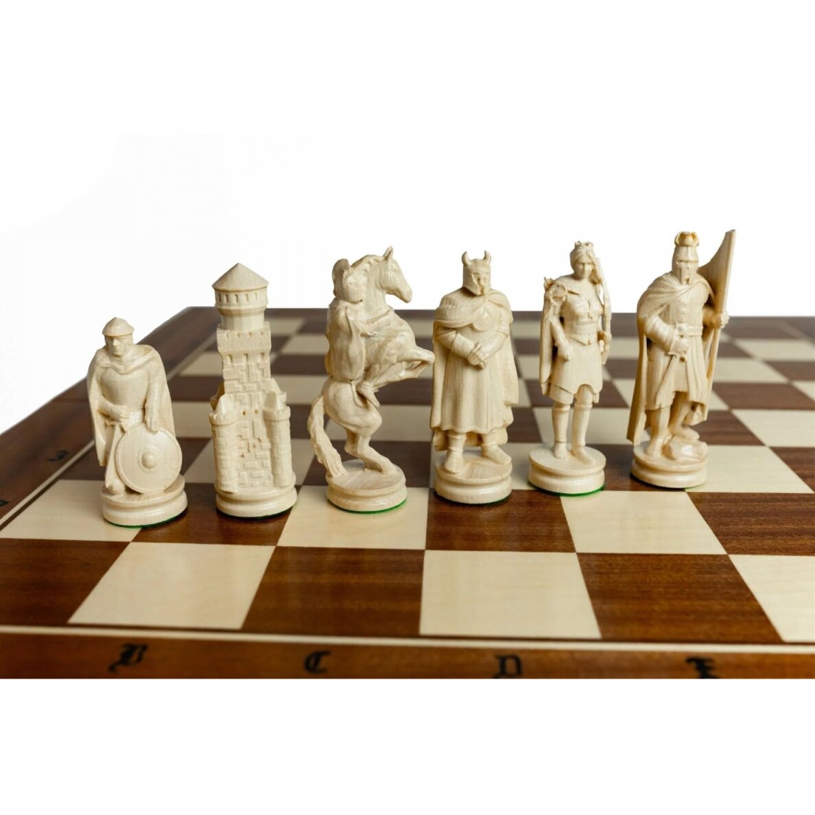 Šachmatai Knight 645x323x80mm, karalius 125mm 4 Šachmatai Knight 645x323x80mm, karalius 125mm 4
