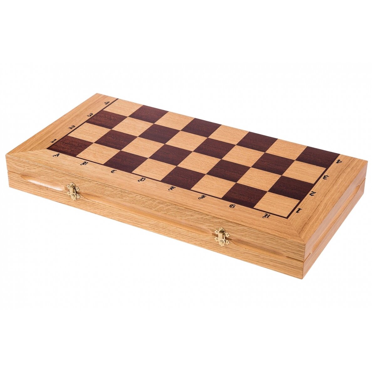 Šachmatai Royal DE LUX 650x325x80mm, karalius 130mm ąžuoliniai (Ekskliuzyvas) 2