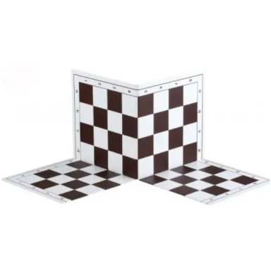 Šachmatų ir šaškių vinilinė lenta 430x430mm (sudedama) Šachmatų ir šaškių vinilinė lenta 430x430mm (sudedama)