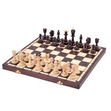 Šachmatai Ace 420x210x55 mm, karalius 100mm 3 Šachmatai Ace 420x210x55 mm, karalius 100mm 3
