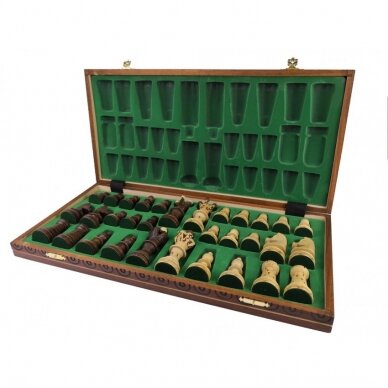 Šachmatai Ambasador 530x265x60mm, Karalius 110mm 4 Šachmatai Ambasador 530x265x60mm, Karalius 110mm 4