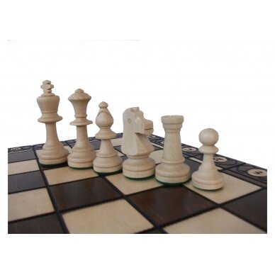 Šachmatai Consul 490mm x 245cm x 50mm, Karalius 80mm 5 Šachmatai Consul 490mm x 245cm x 50mm, Karalius 80mm 5