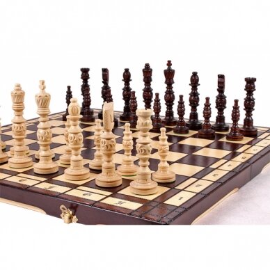 Šachmatai Galant 580x290x70mm karalius 140mm 4 Šachmatai Galant 580x290x70mm karalius 140mm 4