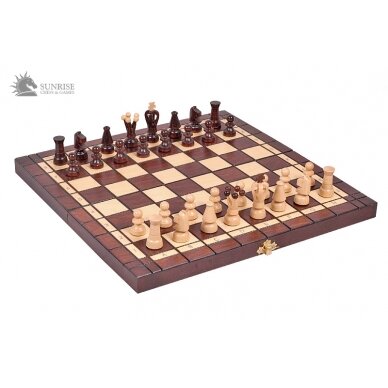 Šachmatai ir šaškės Small 350x175x45mm, karalius 60mm 5 Šachmatai ir šaškės Small 350x175x45mm, karalius 60mm 5