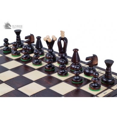 Šachmatai King's Medium 360x180x50mm, karalius 60mm 3 Šachmatai King's Medium 360x180x50mm, karalius 60mm 3